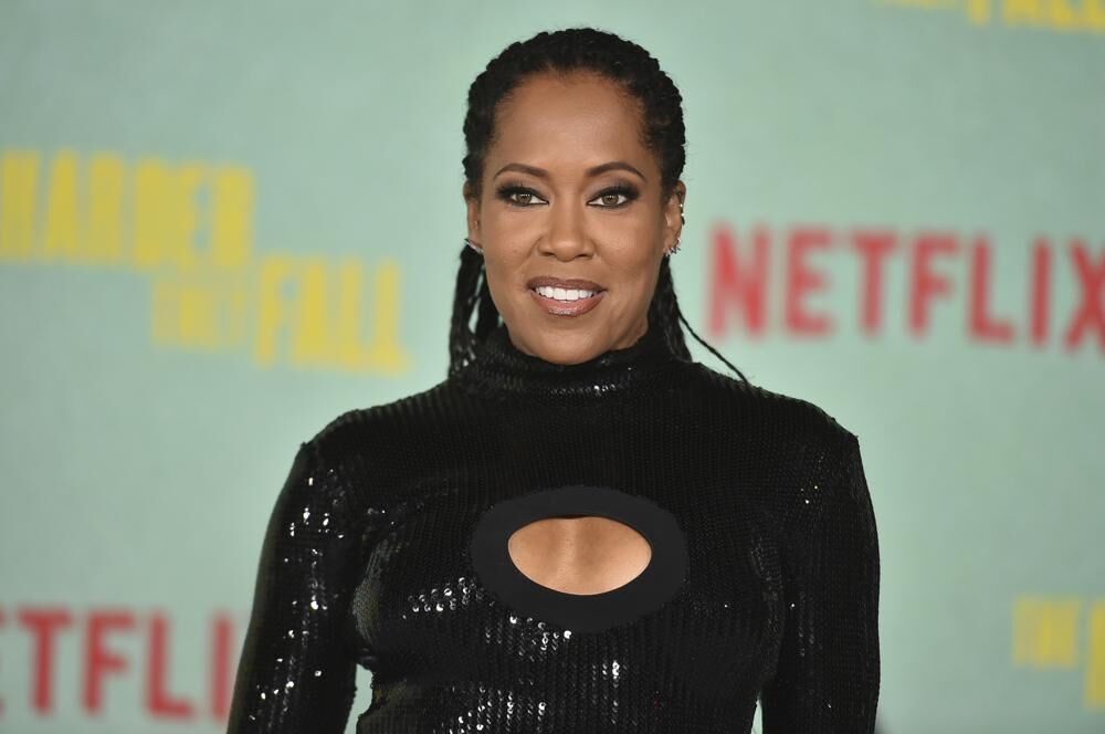 Regina King arrives at a special screening of The Harder They Fall at the Shrine in Los Angeles.jpeg